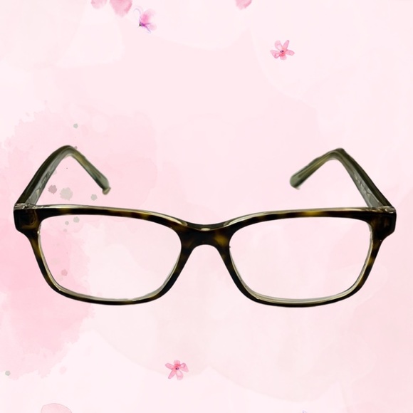 TORY BURCH TY 2064 1561 50/16/135 TORTOISE GREEN CRYSTAL EYEGLASSES - Picture 1 of 11